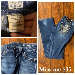 25x34 Regular Bootcut Miss Me.